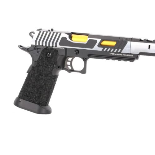 SA Hi-Capa SA-VGP20 VAPOR(TM) OR GBB Pistol - Silver / Black