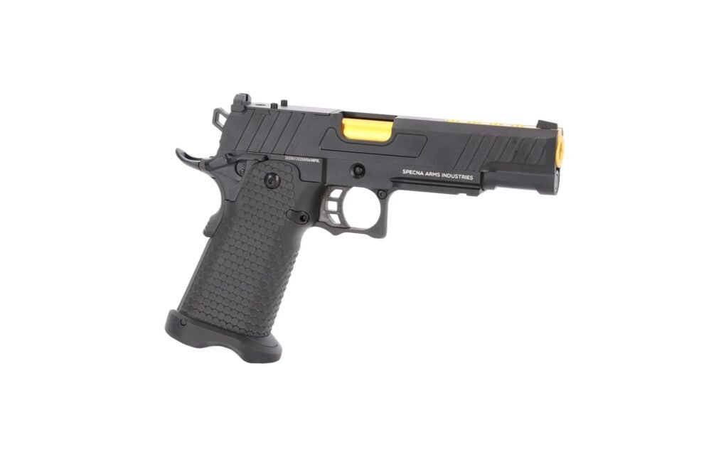 SA Hi-Capa SA-VGP19 VAPOR(TM) OR GBB Pistol - Black / Gold