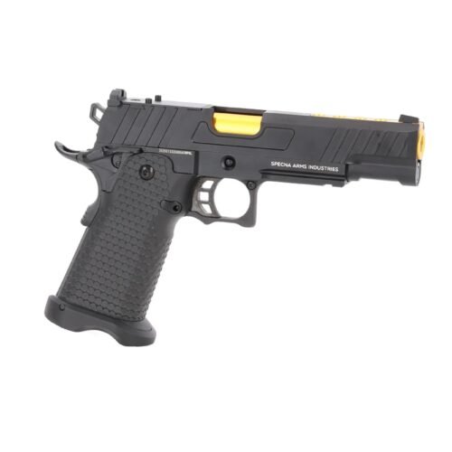 SA Hi-Capa SA-VGP19 VAPOR(TM) OR GBB Pistol - Black / Gold
