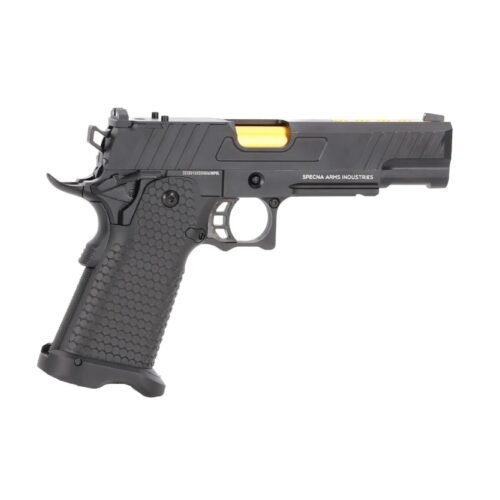 SA Hi-Capa SA-VGP19 VAPOR(TM) OR GBB Pistol - Black / Gold