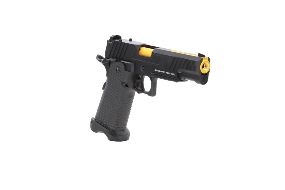SA Hi-Capa SA-VGP19 VAPOR(TM) OR GBB Pistol - Black / Gold