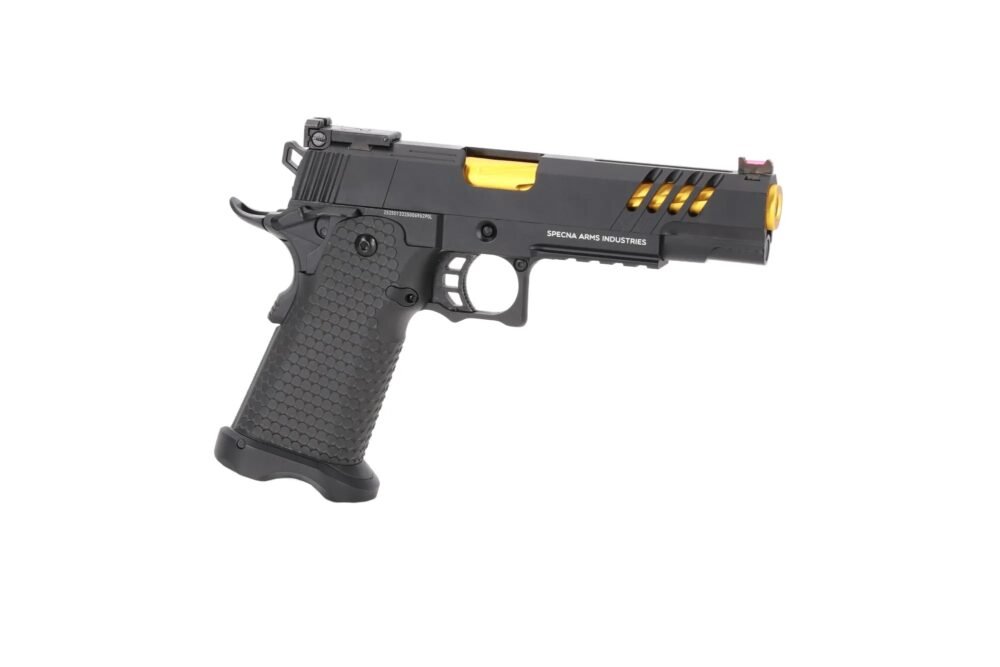 SA Hi-Capa SA-VGP10 VAPOR(TM) GBB Pistol - Black / Gold