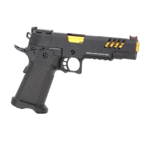 SA Hi-Capa SA-VGP10 VAPOR(TM) GBB Pistol - Black / Gold