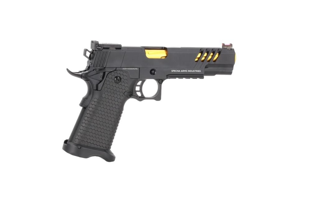 SA Hi-Capa SA-VGP10 VAPOR(TM) GBB Pistol - Black / Gold