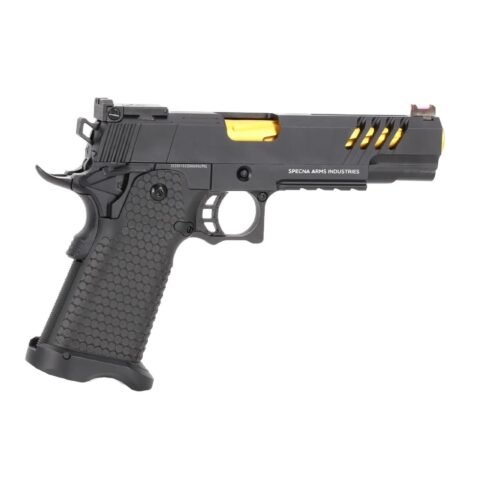 SA Hi-Capa SA-VGP10 VAPOR(TM) GBB Pistol - Black / Gold