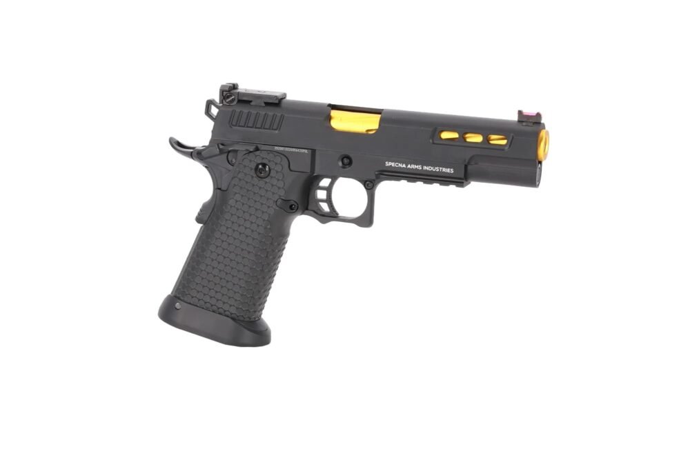 SA Hi-Capa SA-VGP06 VAPOR(TM) GBB Pistol - Black / Gold