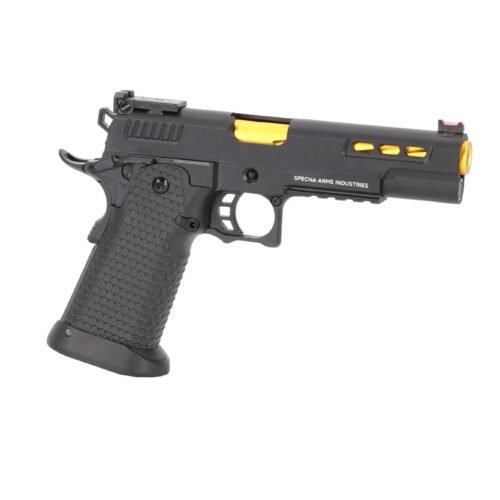SA Hi-Capa SA-VGP06 VAPOR(TM) GBB Pistol - Black / Gold