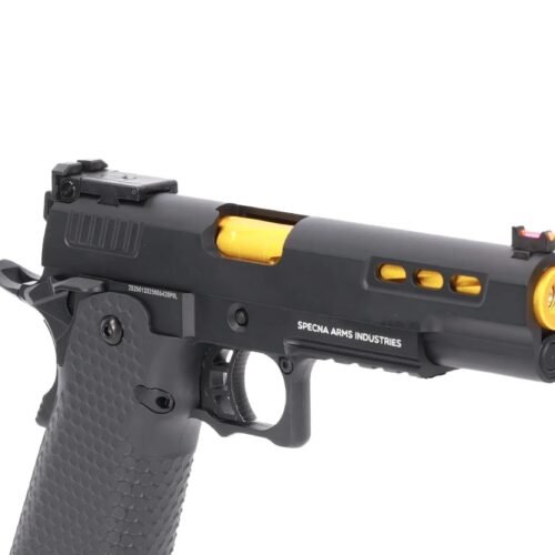 SA Hi-Capa SA-VGP06 VAPOR(TM) GBB Pistol - Black / Gold