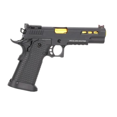 SA Hi-Capa SA-VGP06 VAPOR(TM) GBB Pistol - Black / Gold