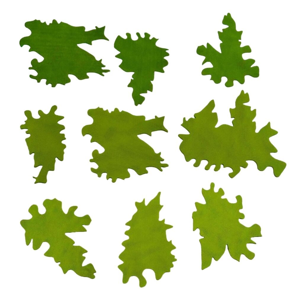 KMCS AGM Ghillie Leafs (100g Set) - Green