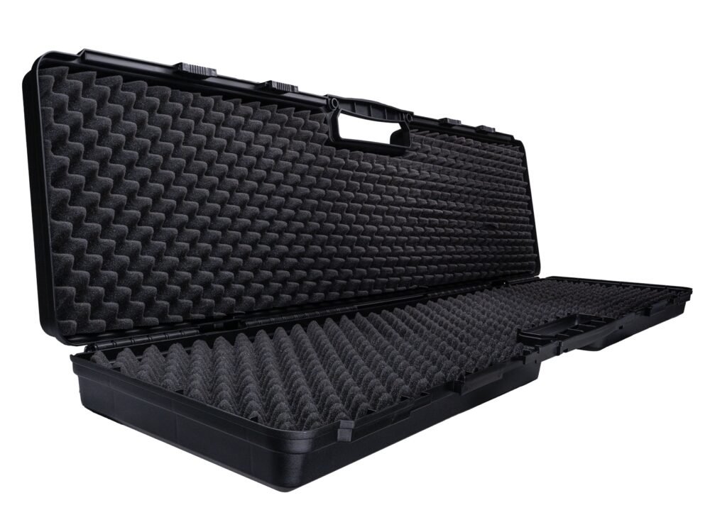 STRIKE Rifle Transport Case, 120x33x11 cm (Wave) - Black
