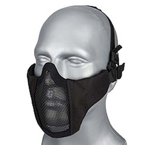 Wosport Steel Mesh Mask ( BLACK )