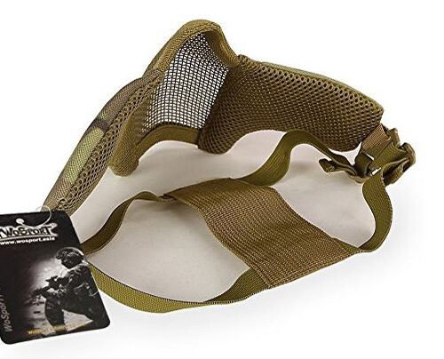 Wosport Steel Mesh Mask ( TAN )