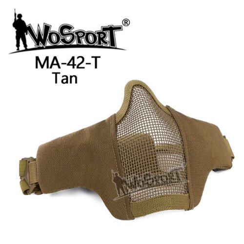 Wosport Steel Mesh Mask ( TAN )