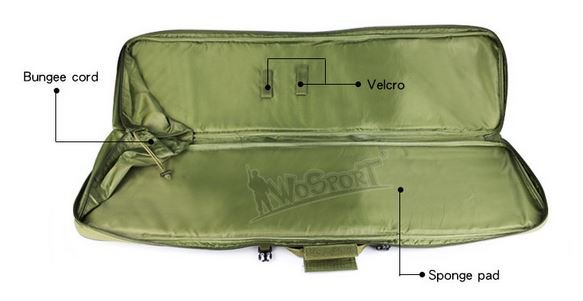 Twin Gun Bag - 60 and 100cm - Black