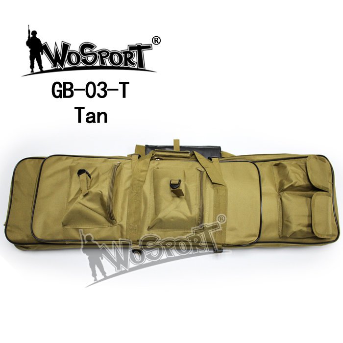 40556 Twin Gun Bag - 60 and 100cm - TAN