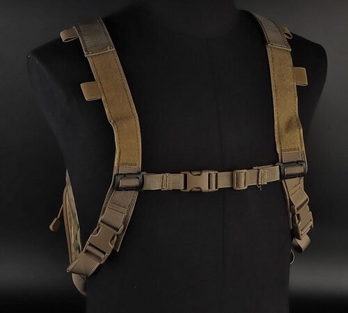 78539 WST MOLLE Tactical FLAT Backpack - Coyote Brown