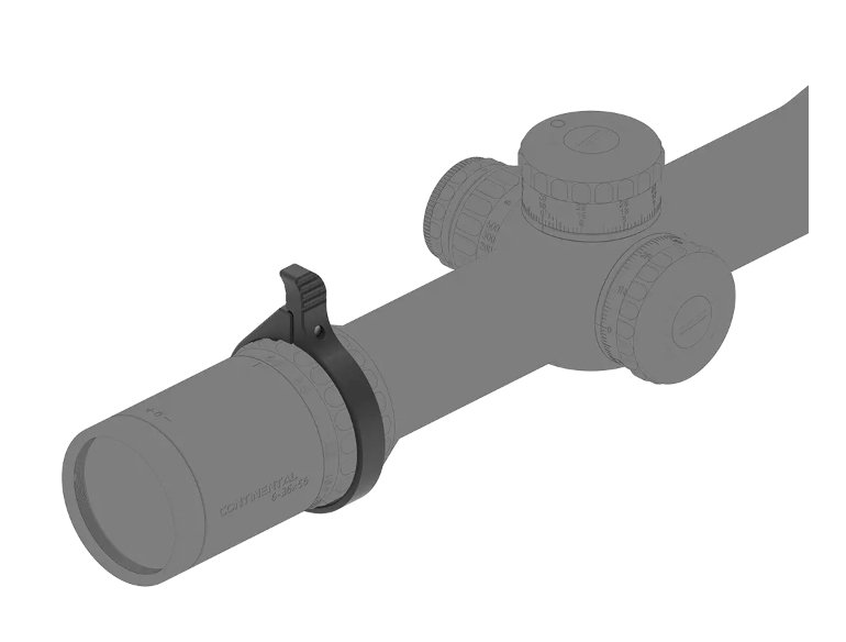 VO Continental Riflescopes Power Ring Throw Level V2 - Black