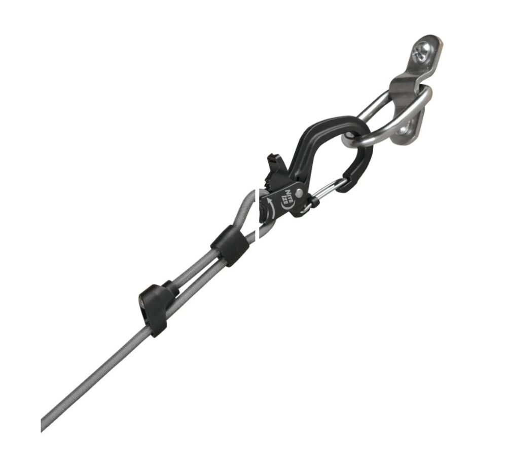 NITE IZE CamJam(TM) SlideLock(R) Adjustable Bungee Cord - Grey