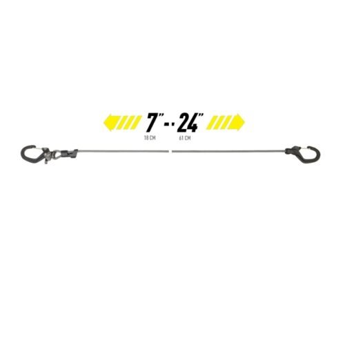 NITE IZE CamJam(TM) SlideLock(R) Adjustable Bungee Cord - Grey