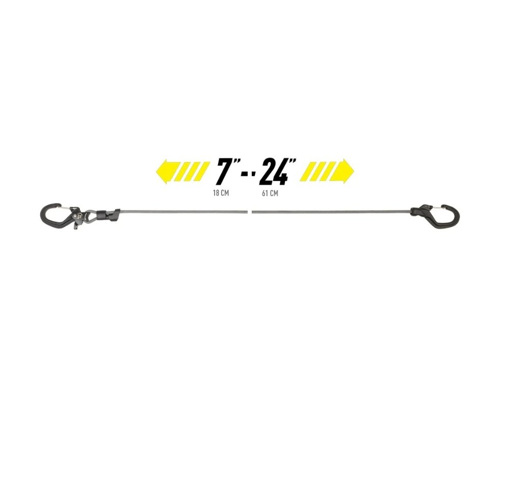 NITE IZE CamJam(TM) SlideLock(R) Adjustable Bungee Cord - Grey