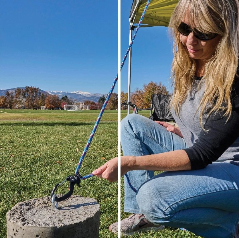 78647 NITE IZE CamJam(TM) SlideLock(R) Rope Tightener Carbine, Size S - Black