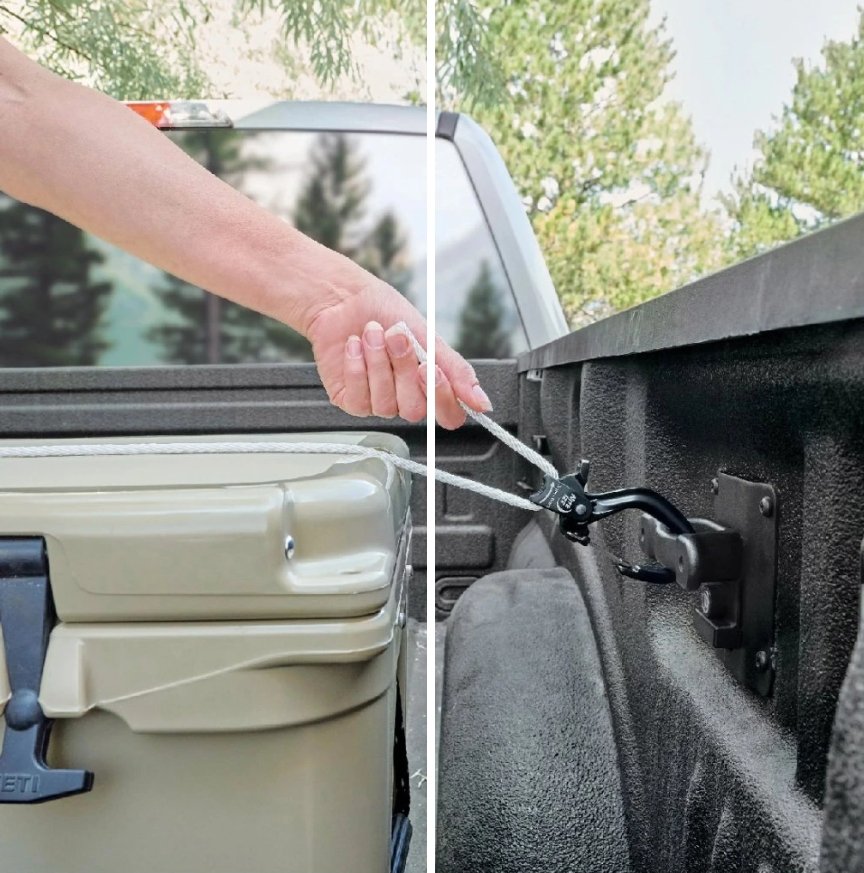 78649 NITE IZE CamJam(TM) SlideLock(R) Rope Tightener Carbine, Size S - Black