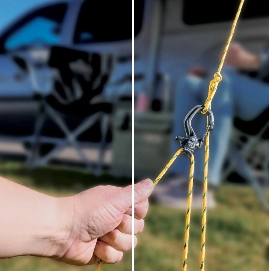 78651 NITE IZE CamJam(TM) SlideLock(R) Rope Tightener Carbine, Size S - Black