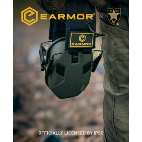 EARMOR M300X Electronic Hearing Protector - Black