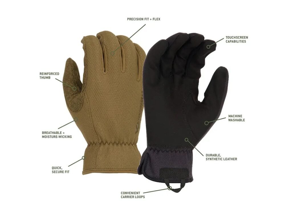 PYRAMEX VG Duty Operator Tactical Gloves - Black