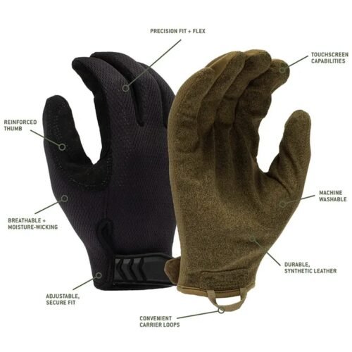 PYRAMEX VG Adjustable Operator Tactical Gloves - Black