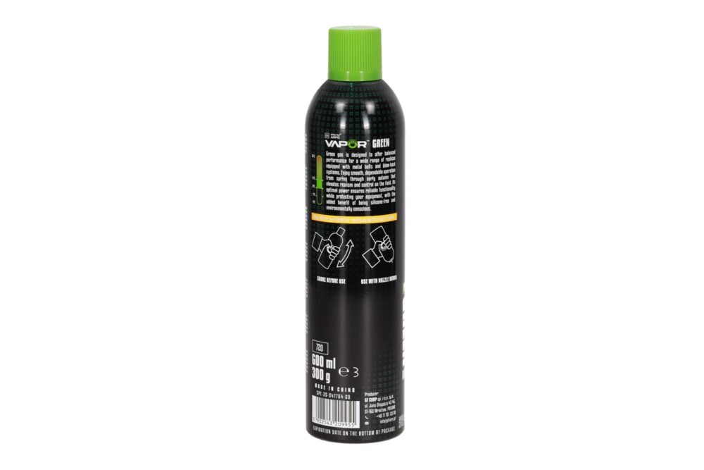 SA VAPOR(TM) Airsoft Green Gas 145 PSI (600 ml) - Green
