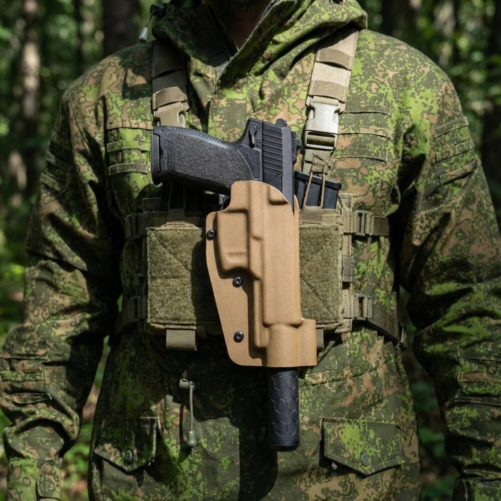 KMCS MK23 Kydex Holster, Right-Handed - Coyote Brown