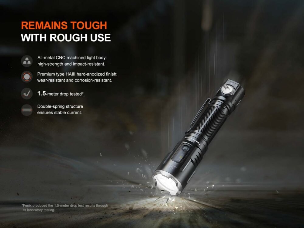 FENIX TK25R Rechargeable LED Torch, 3600 lm - Black