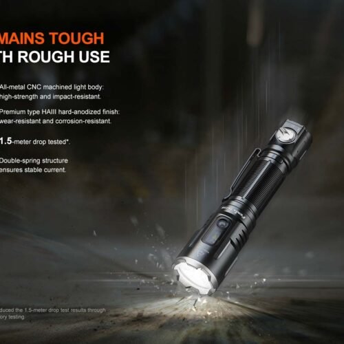 FENIX TK25R Rechargeable LED Torch, 3600 lm - Black