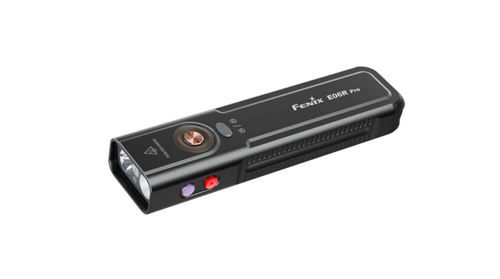 FENIX E06R PRO Rechargeable EDC Flashlight, 1600 lm - Black