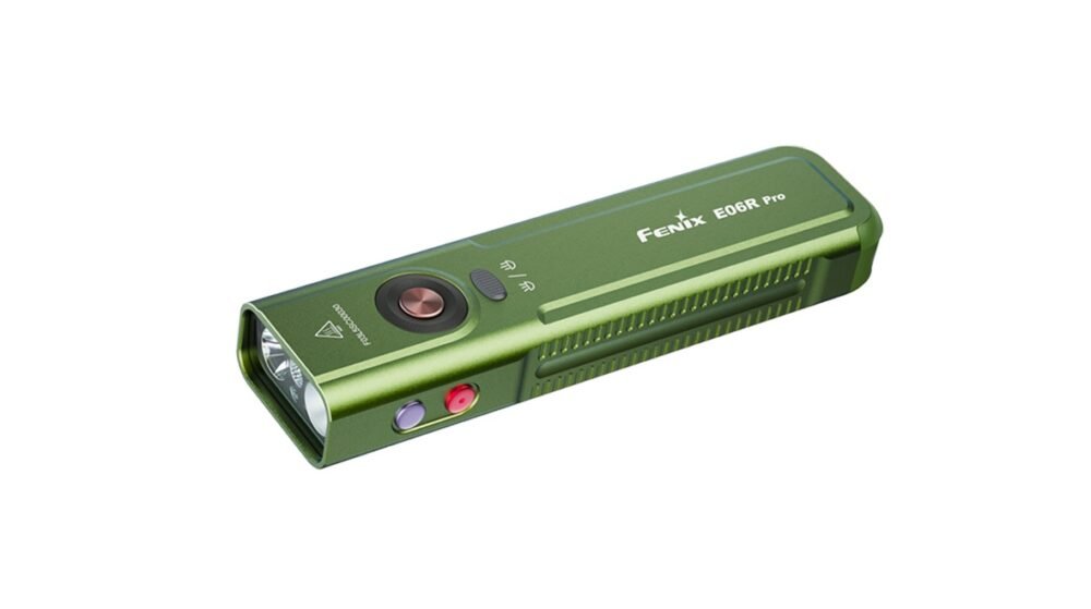 FENIX E06R PRO Rechargeable EDC Flashlight, 1600 lm - Green