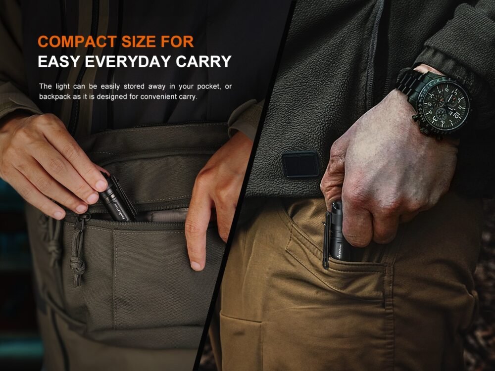 FENIX E12 V3.0 Pocket Flashlight, 200 lm - Black