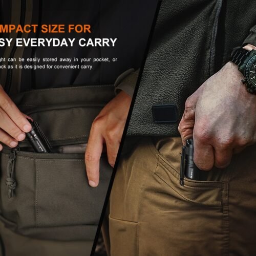 FENIX E12 V3.0 Pocket Flashlight, 200 lm - Black