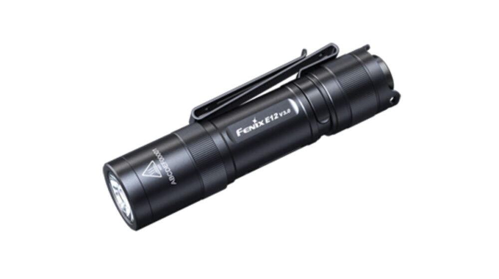 FENIX E12 V3.0 Pocket Flashlight, 200 lm - Black