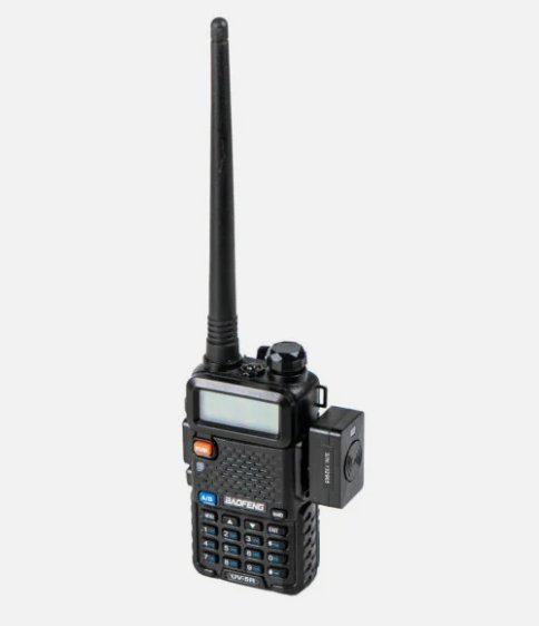 Novritsch Wireless Headset, PTT Kenwood 2-pin - Black