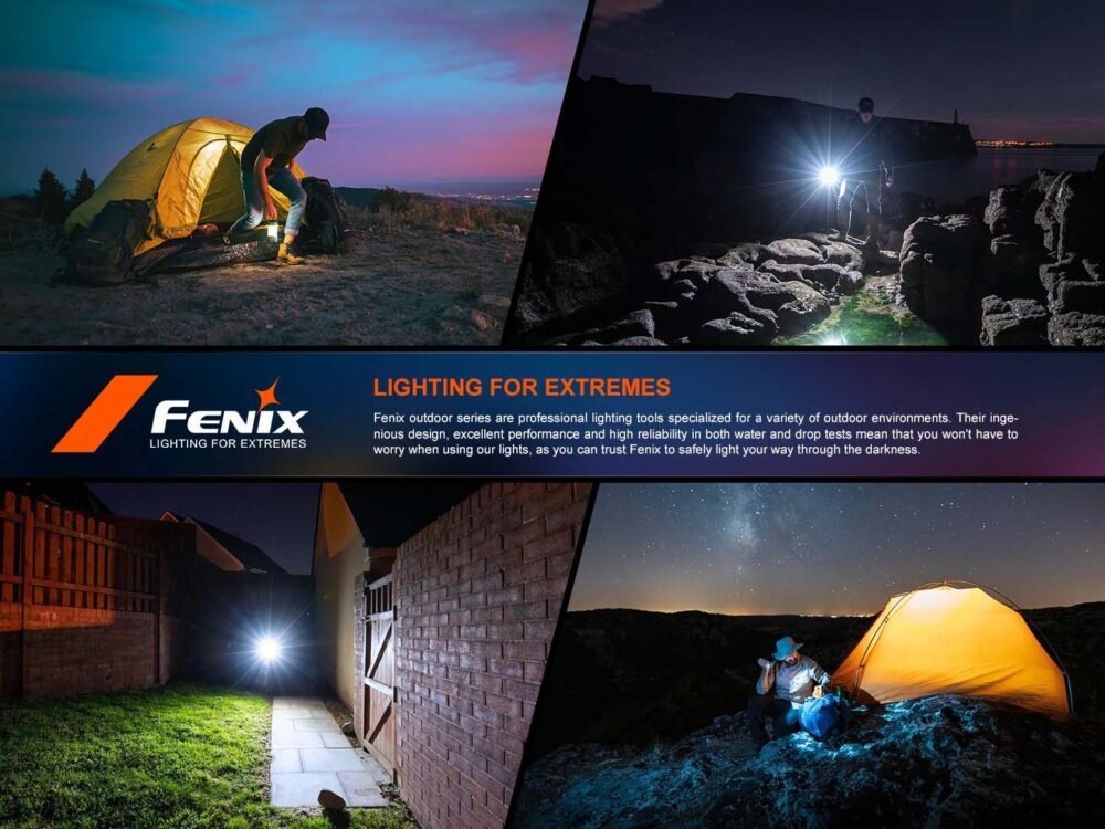 FENIX CP50R Rechargeable Multifunctional Light CP50R, 5500 lm - Black