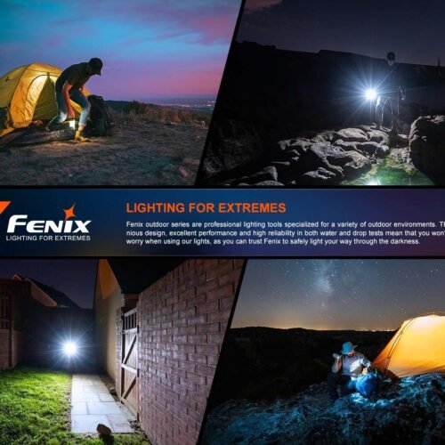 FENIX CP50R Rechargeable Multifunctional Light CP50R, 5500 lm - Black