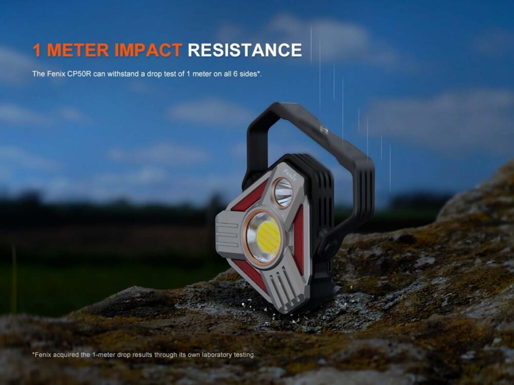 FENIX CP50R Rechargeable Multifunctional Light CP50R, 5500 lm - Black