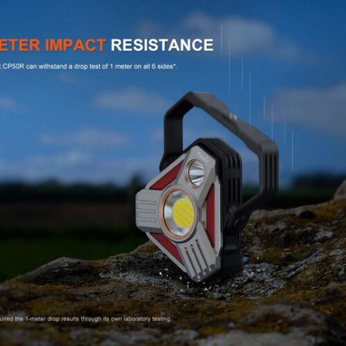 FENIX CP50R Rechargeable Multifunctional Light CP50R, 5500 lm - Black