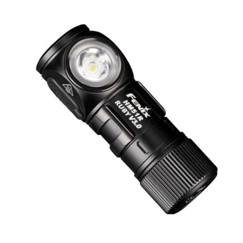 FENIX HM51R Ruby V3.0 Rechargeable Headlamp, 860 lm - Black