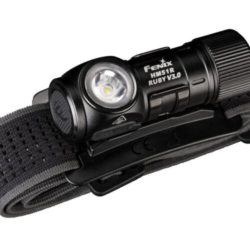 FENIX HM51R Ruby V3.0 Rechargeable Headlamp, 860 lm - Black
