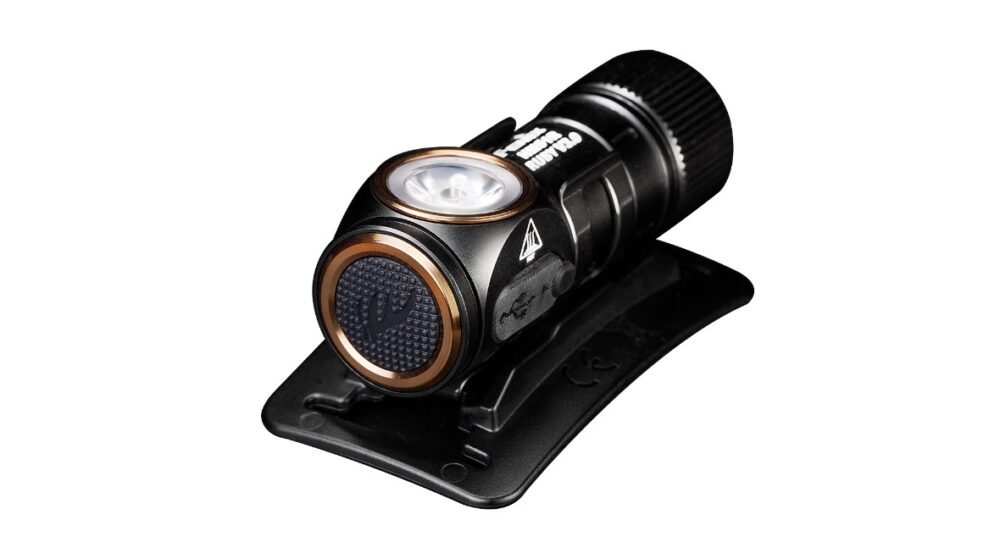 FENIX HM51R Ruby V3.0 Rechargeable Headlamp, 860 lm - Black / Orange