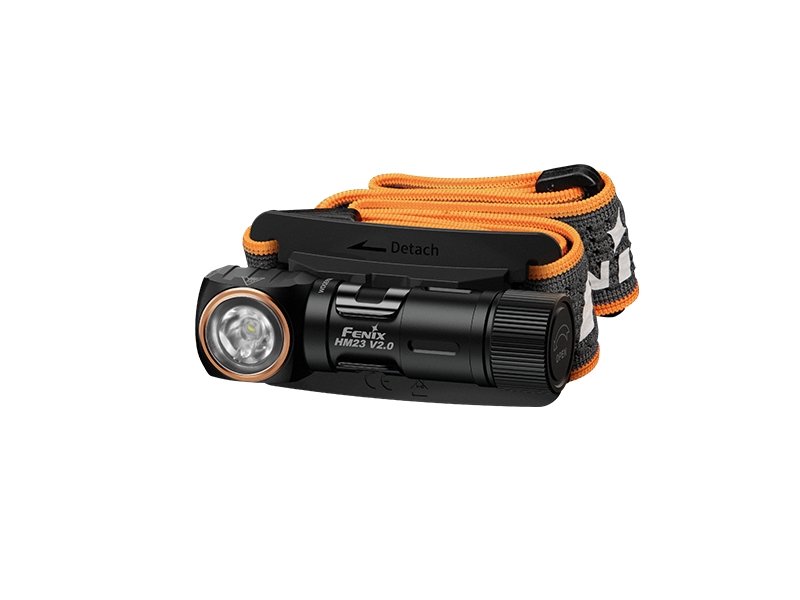 FENIX HM23 V2.0 Headlamp, 300 lm - Black