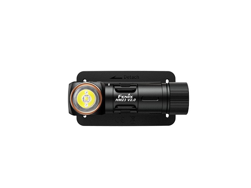 FENIX HM23 V2.0 Headlamp, 300 lm - Black